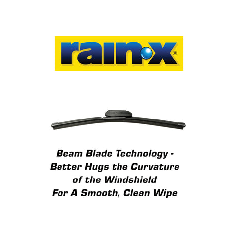 Rain-X 5079276-2 Latitude 2-In-1 Water Repellent Wiper Blades, 19 Inch Windshield Wipers (Pack Of 1), Automotive Replacement Windshield Wiper Blades With Patented Rain-X Water Repellency Formula