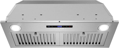 30 in. Lumin Collection 380 CFM Ducted Insert Range Hood, LED, Stainless