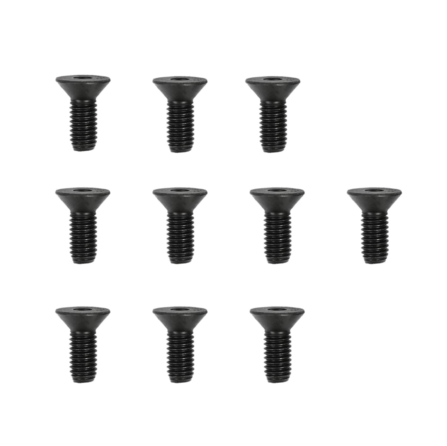 Atomik 3/8 x 2 inch Long Alloy Steel Bolts 50 Pack Durable Hardware for Rock Climbing Holds 3/8-16 Socket Head Allen Bolt Designed for Indoor Use Wall Supplies