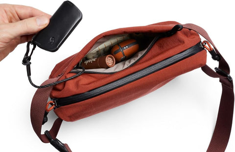 Bellroy Lite Sling Mini, Lightweight Crossbody Bag - Clay