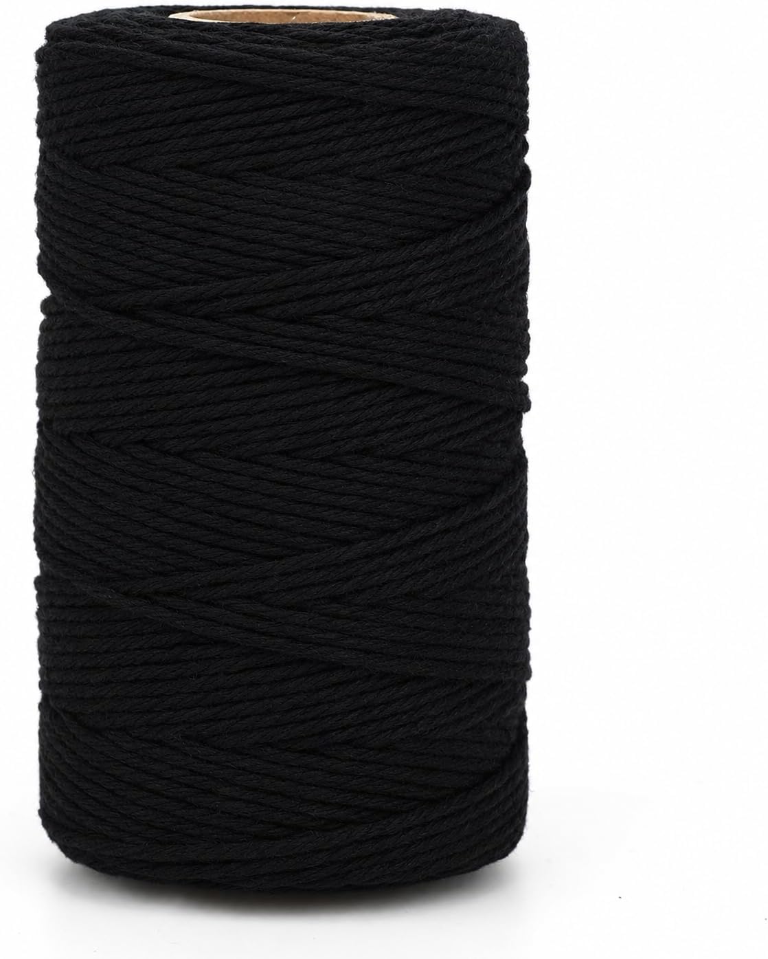 G2PLUS Black String, 2MM 328 Feet Cotton String for Crafts & Bakers