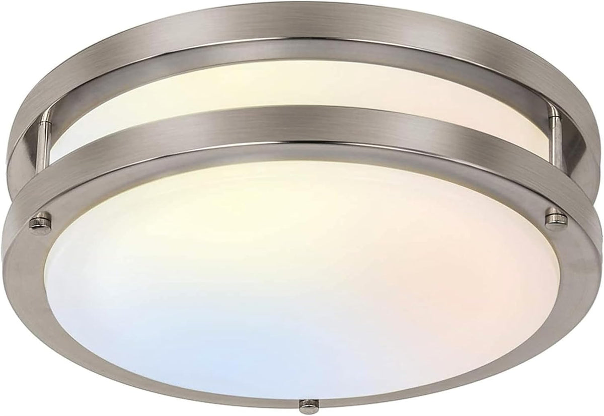 hykolity 10 inch Flush Mount LED Ceiling Light Fixture,17W,1100LM,5CCT