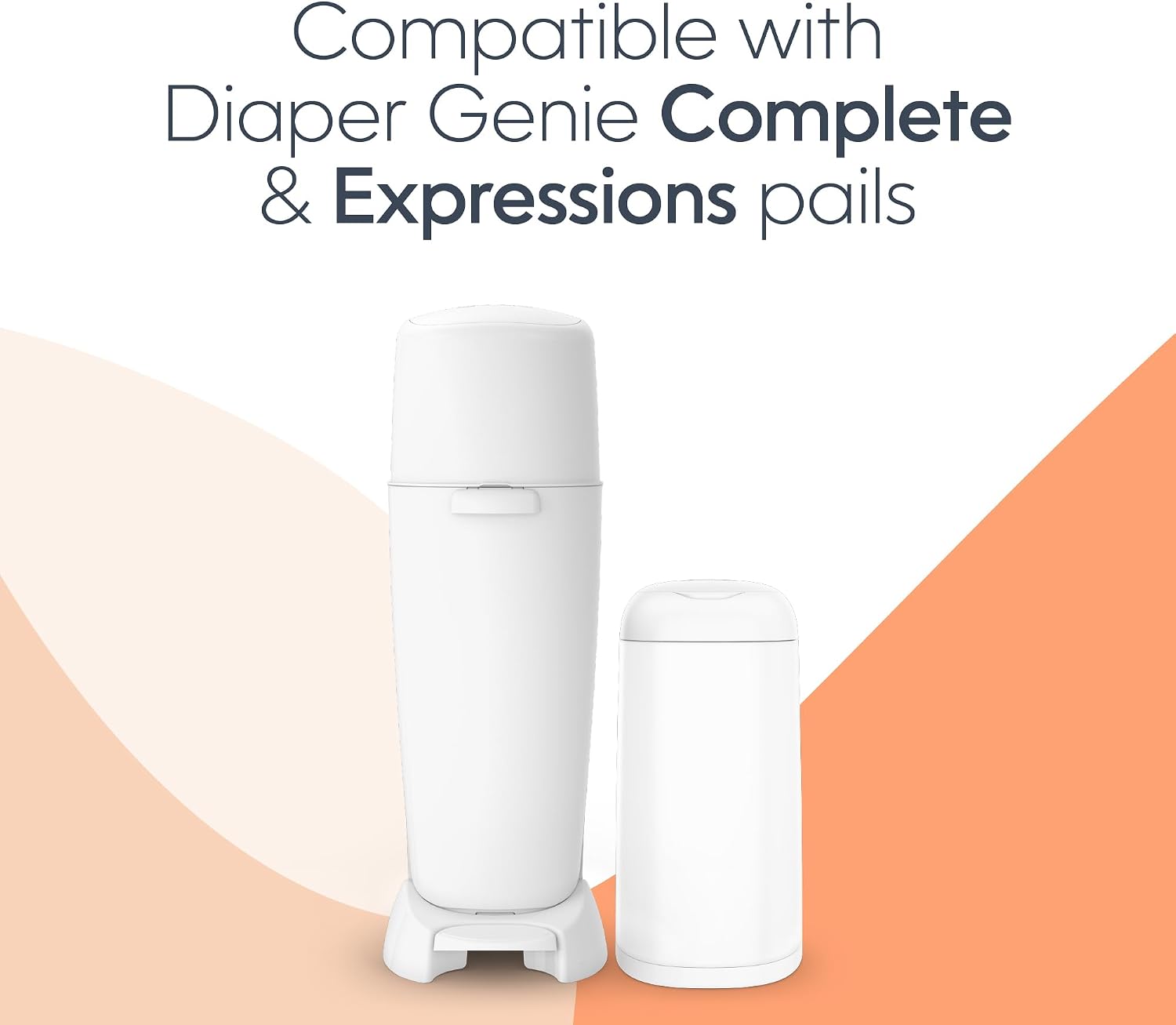 Diaper Genie Bags Refills 270 Count (Pack of 3) Clean Laundry Scent | Diaper Pail Refills with Max Odor Lock | Holds up to 810 Newborn Diapers