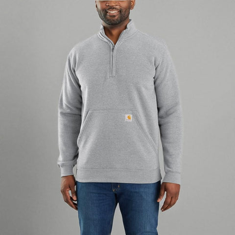 Carhartt Men's Marquette 1/4-Zip Mock-Neck Sweatshirt