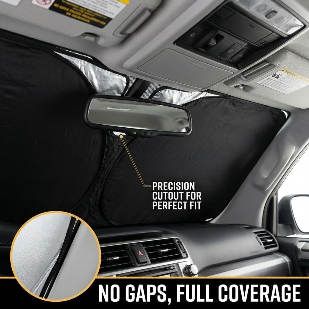 for BMW X1 E84 Sun Shade Windshield Cover - Custom Fit X1 E84 Accessories 2016-2024 2025 Sunshade Foldable UV Protection & Heat Shield Sun Visor Accessories