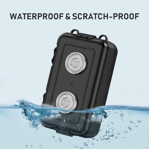 Magnetic Key Box, Hide A Key Holder, Under Car Magnetic Key Storage, Waterproof Hidden Key Box for Outside, Car Key Hider Magnet for Vehicles Travel (MM1 Regular)