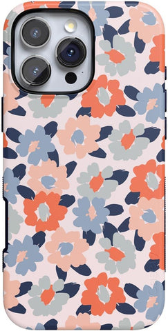 Casely iPhone 16 Pro Max Case | Field of Flowers | Pastel Floral | Bold Protective Design | Compatible with MagSafe