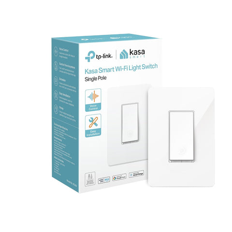 Kasa Smart Light Switch, Single Pole, Need Neutral Wire, HS200
