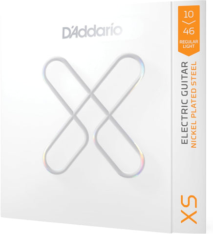 D'Addario XS Nickel Coated Electric Guitar Strings 10-46