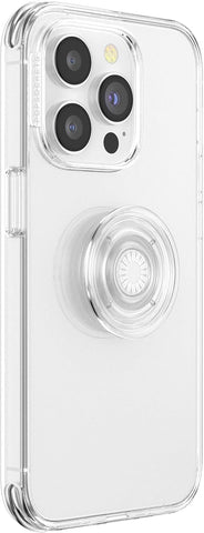 PopSockets Adhesive Phone Grip, Holder- Clear