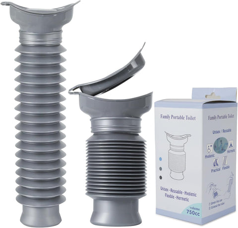 Pee Bottles for Men,Portable Urinal for Men,Collapsible Urine Bottle 750ML