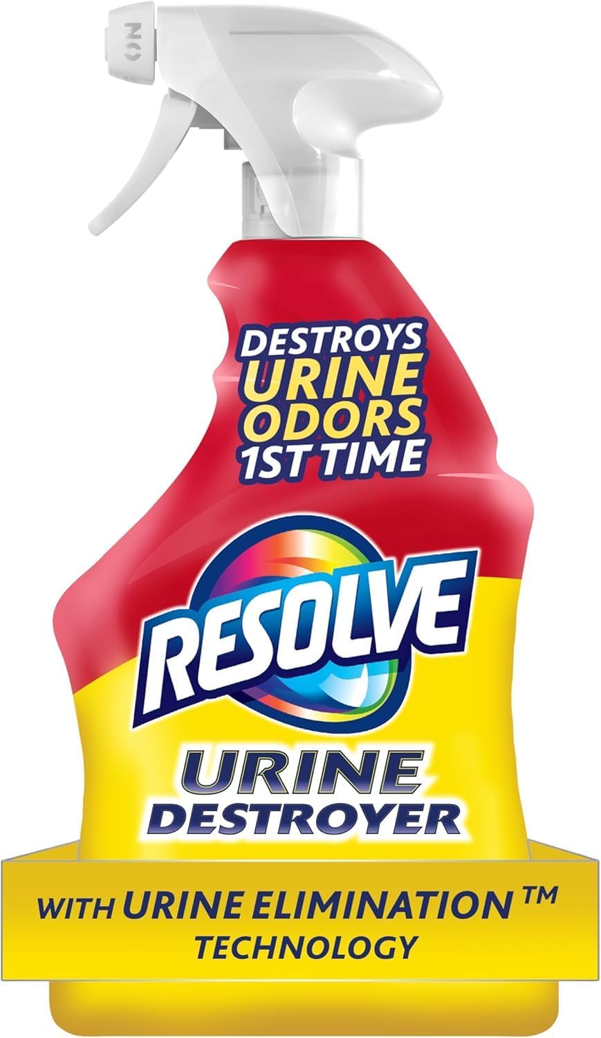 Resolve Urine Destroyer Enzyme Cleaner Spray, Pet Carpet Cleaner Solution