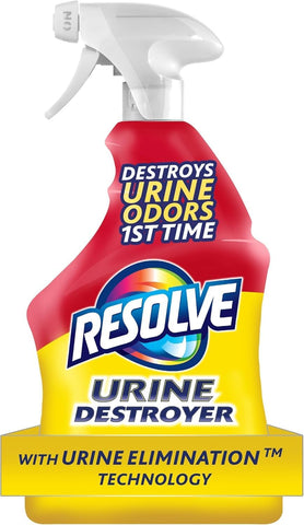 Resolve Urine Destroyer Enzyme Cleaner Spray, Pet Carpet Cleaner Solution