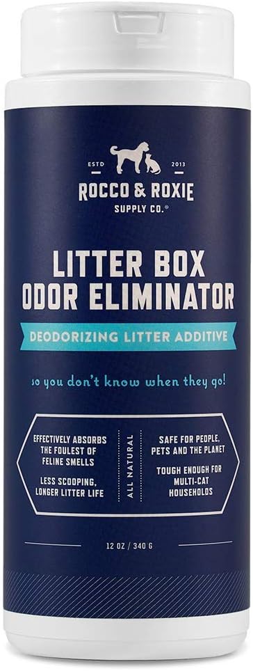 Rocco & Roxie Litter Box Odor Eliminator, 12 oz
