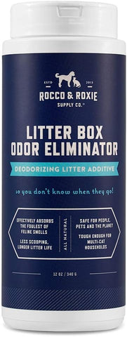 Rocco & Roxie Litter Box Odor Eliminator, 12 oz