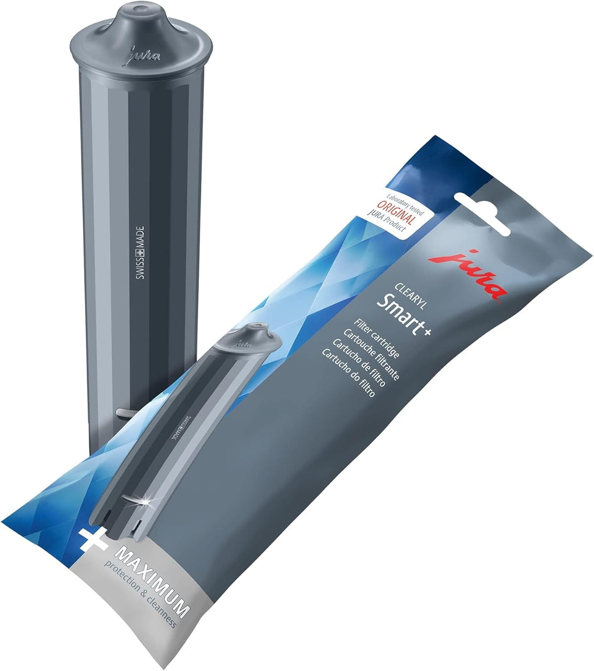 Jura 24234 CLEARYL Smart+ Water Filter Cartridge, 1 Pack