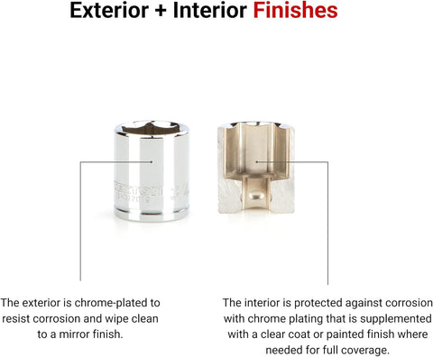 TEKTON 3/8 Inch Drive x 24 mm 6-Point Socket | SHD12124