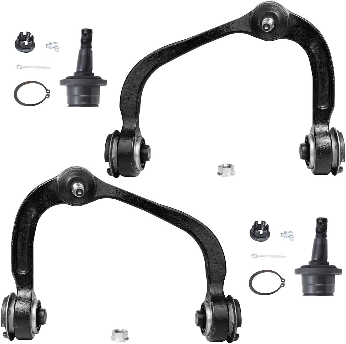 Detroit Axle - 4pc Front End Control Arms Kit for Ford 2009-2014 F-150