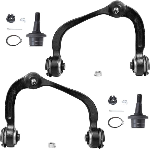 Detroit Axle - 4pc Front End Control Arms Kit for Ford 2009-2014 F-150