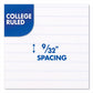 Mead Spiral Notebooks, 6 Pack, 1 Subject, College Ruled Paper, 7-1/2" x 10-1/2", 70 Sheets per Notebook, Color Will Vary (73065)