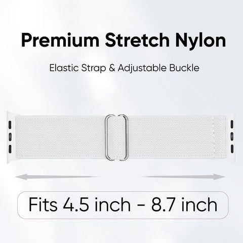 10 Pack Stretchy Bands Compatible with Apple Watch Band 40mm 38mm 41mm 42mm 44mm 45mm 46mm 49mm Women Men, Water-Resistant Solo Loop Elastic Sport Straps for iWatch Series 10 9 8 7 6 5 4 3 SE Ultra