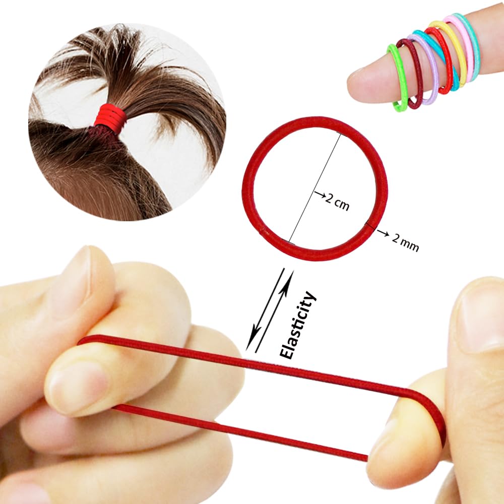 200PCS Small Hair Ties,Baby Hair Ties for Baby Girls Toddlers