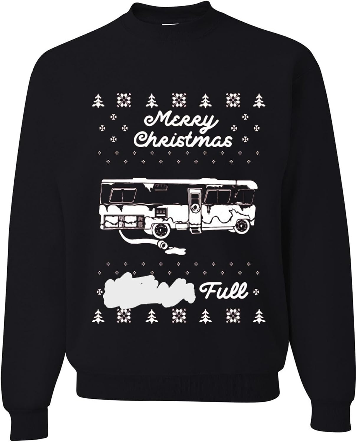 wild custom apparel Merry Christmas Shitters Full Ugly Christmas Sweater Crewneck Sweatshirt