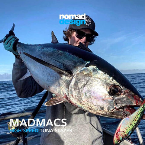 Nomad Design Madmacs High-Speed Sinking Trolling Lure with BKK Hooks