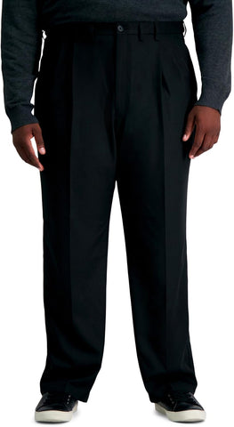 Haggar Men's Classic Fit Cool 18 Pro Pleated Golf Pant
