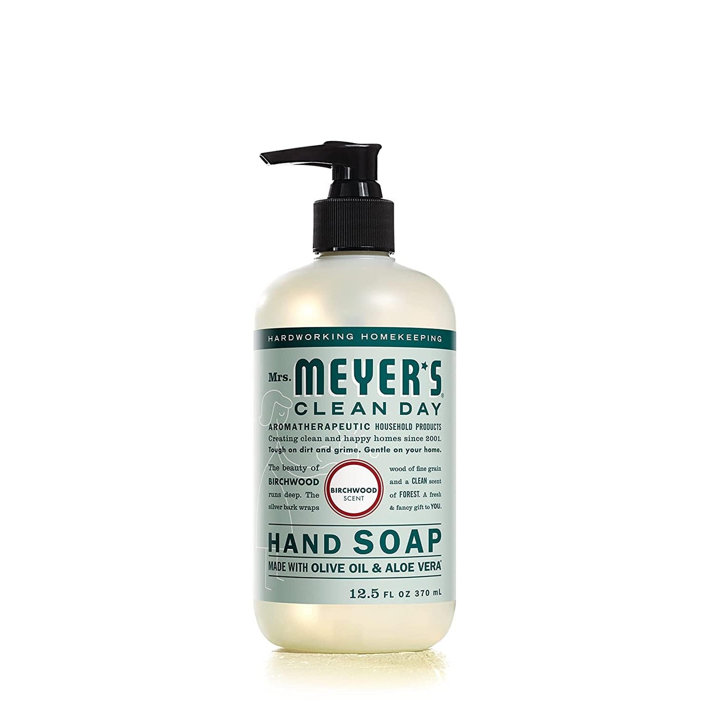 MRS. MEYER'S CLEAN DAY Liquid Hand Soap, Birch Wood 12.5 Fl Oz (Pack of 3)