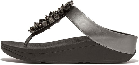 FitFlop Fino Bauble-Bead Toe-Post Sandals