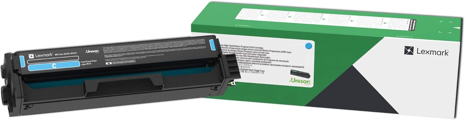 Lexmark C/MC3224, 3326, 3426 Magenta Return Program 1.5K Print Cartridge Part (C3210M0), 1 Unit