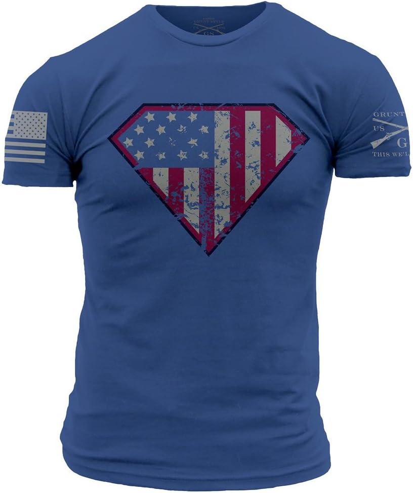 Grunt Style Super Patriot Men's Graphic Tee