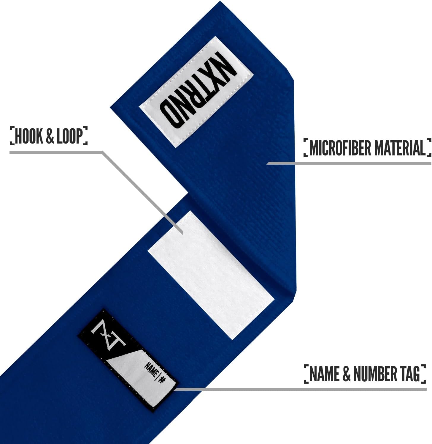 Nxtrnd Streamer Football Towel, Thin Sports Towel, Dries Hands & Football Accessories (Navy Blue)
