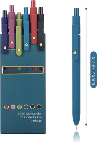 Ddaowanx Colored Gel Pens,0.5mm Fine Point Smooth Writing Color Ink Pens