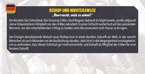 Marvel: Crisis Protocol Bishop & Nightcrawler CHARACTER PACK - X-Men Miniatures with Advanced Abilities! Tabletop Superhero Game, Ages 14+, 2 Players, 90 Minute Playtime, Made by Atomic Mass Games