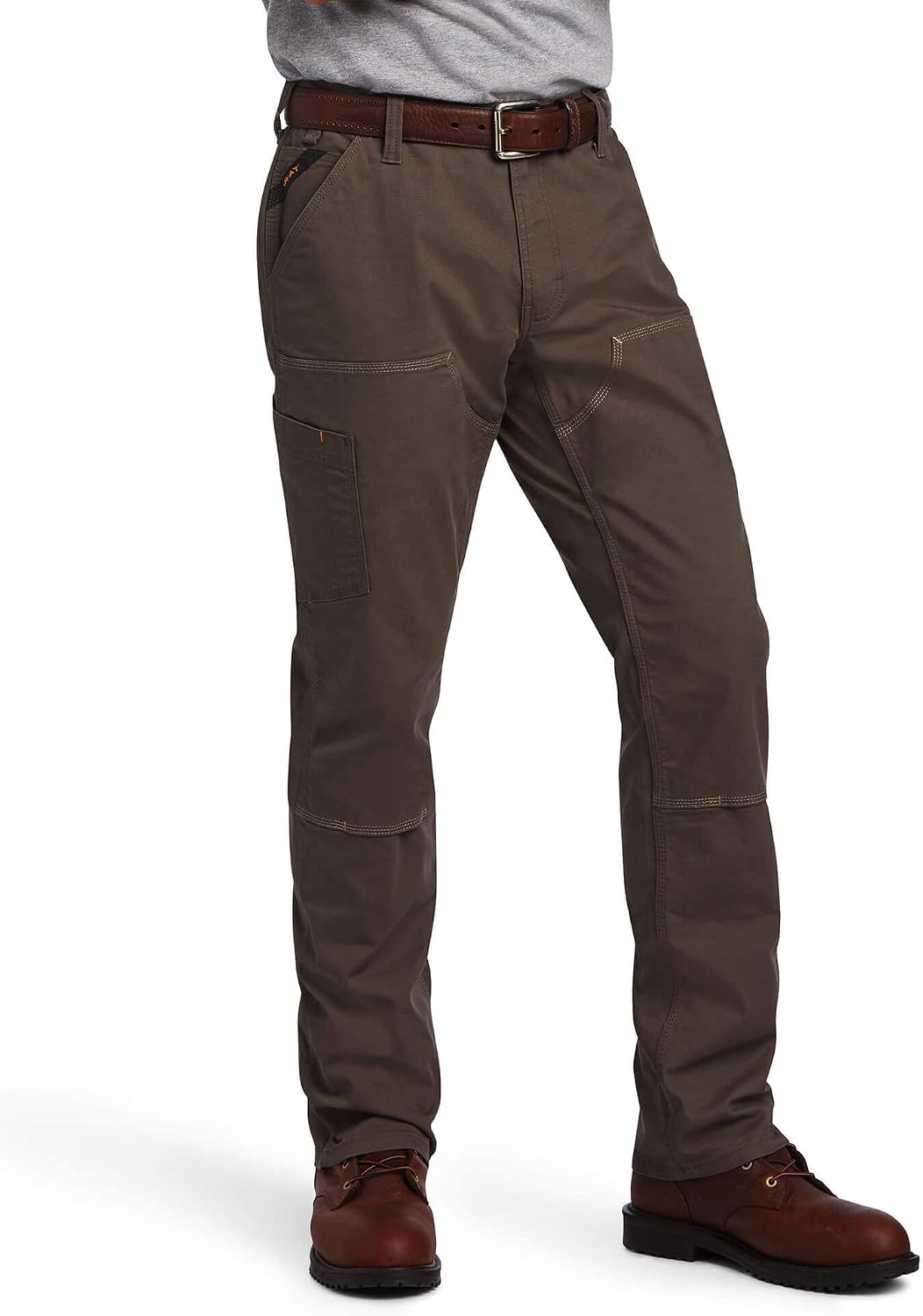 Ariat Men's Rebar M4 Low Rise DuraStretch Made Tough Double Front Stackable Straight Leg Pant