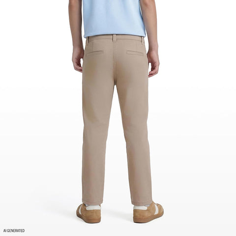 Izod Boys' School Uniform Twill Pants, Flat Front & Comfortable Waistband with 5 Pockets