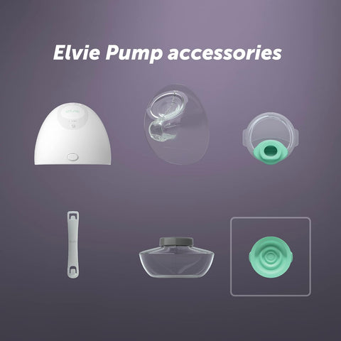 Elvie - Breast Pump Seals - Accessories for Breastmilk Storage, Pumps & Breastfeeding Essentials - 2 Pack