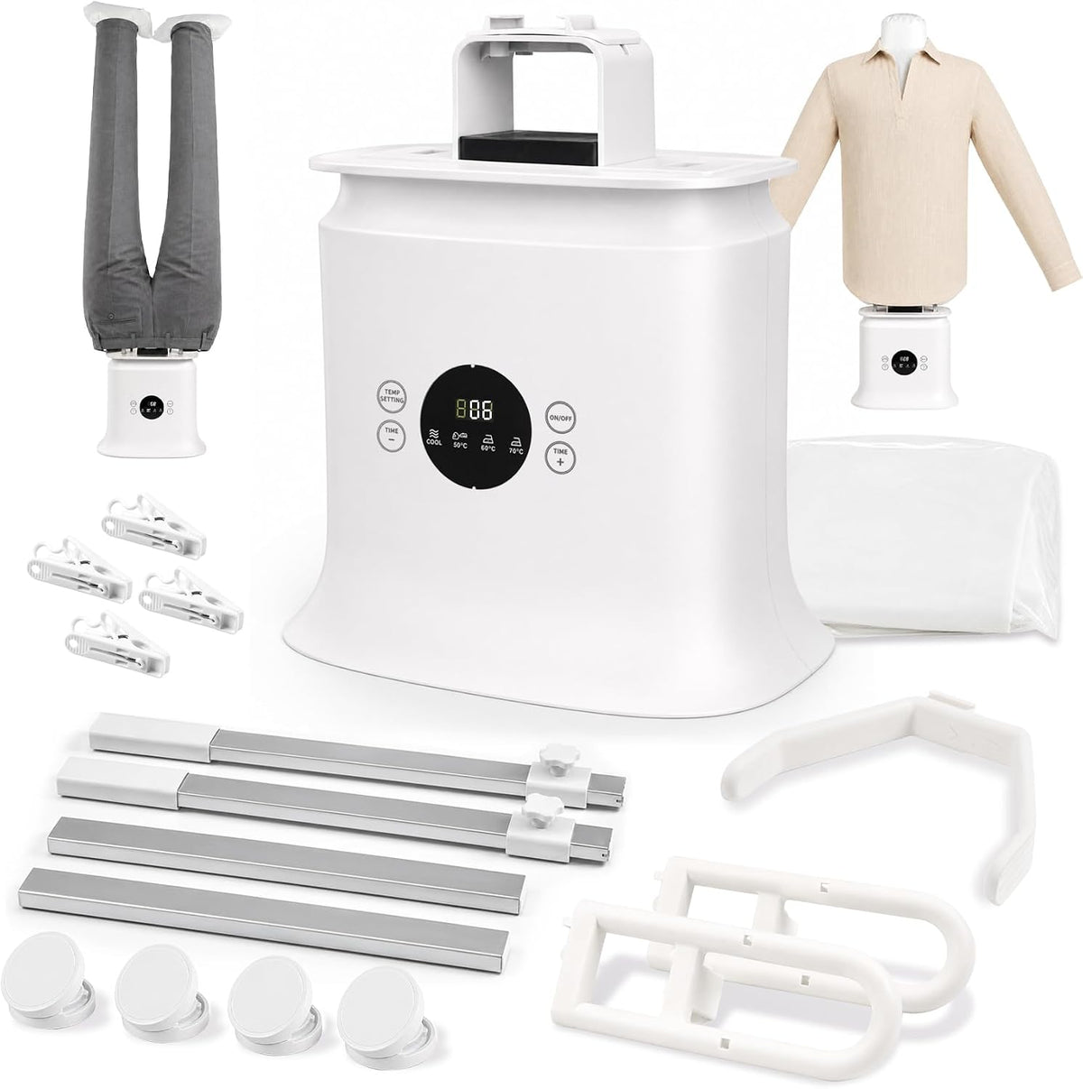Automatic Ironing Machine, Portable Hands-Free Self Dryer