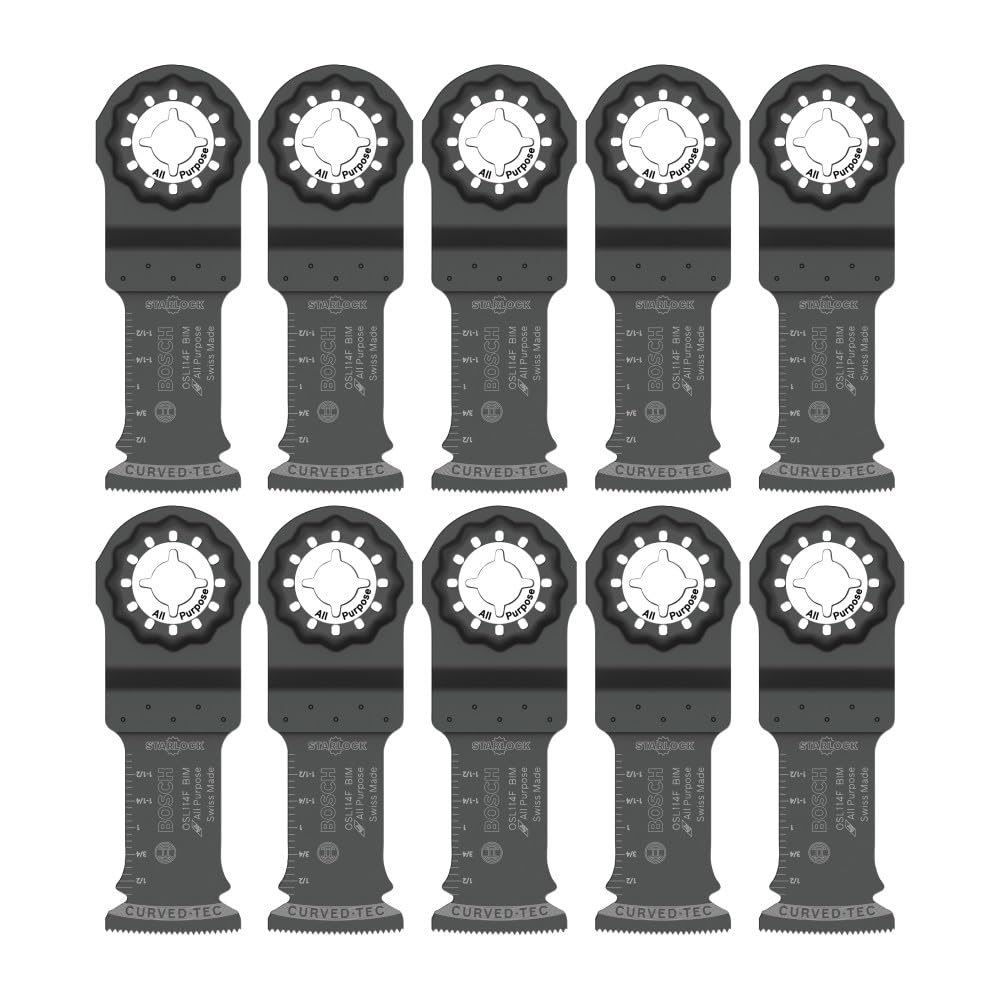 Bosch OSL114F-10 Plunge Cut Blades for Multi-Tools (10-Pack)