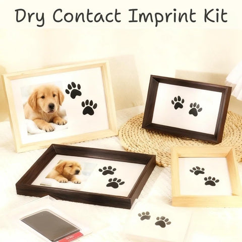 15-Set Inkless Memory Kit for Hand & Foot Prints, Pet Paw Impressions – Clean Touch Pad with Keepsake Cards,Reusable Hand and Foot Print Pad,Newborn & Pet Gift (Black)