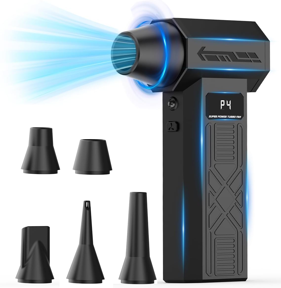 Compressed Air Duster,280000 RPM Handheld Blower with 4 Speeds