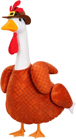 Thanksgiving Porch Goose Outfit Turkey Costume for 23" Goose, Yard Decor