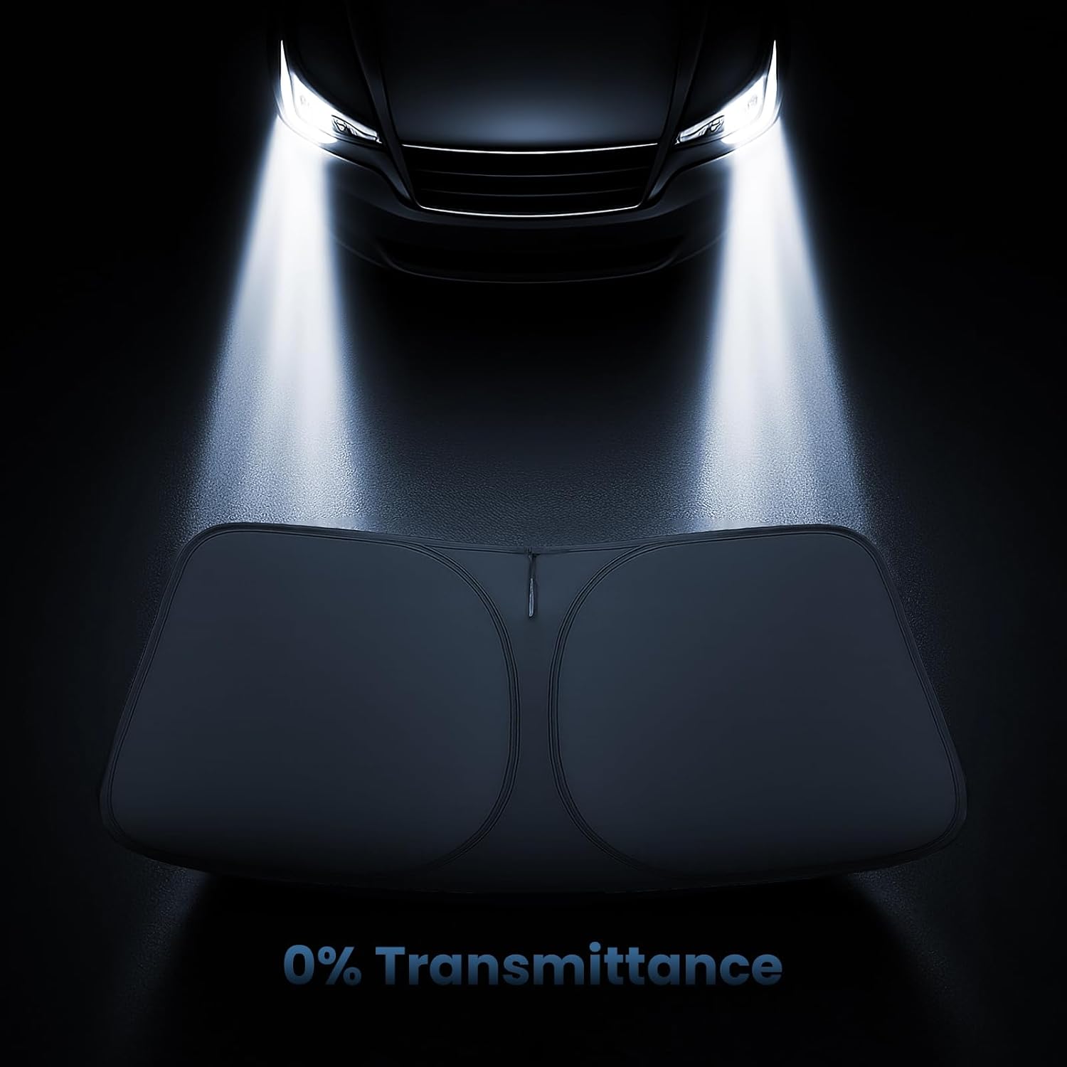 Magnelex Windshield Sun Shade for Tesla Model 3 and Model Y 2017-2026, Foldable Car Window Sunshade, Heat & UV Visor Cover, Reflective Front Shades Accessories
