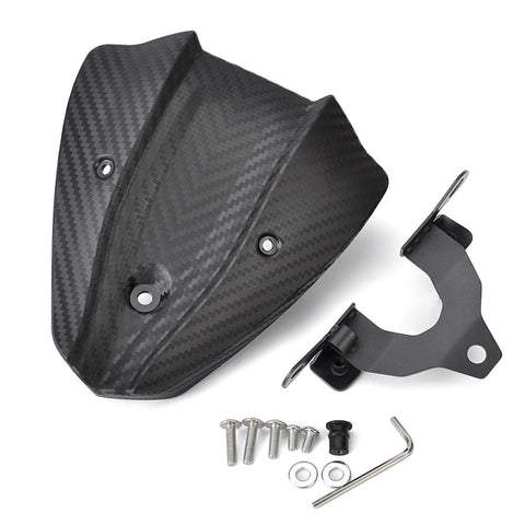 jiningxunjun Compatible with 390 Duke 390Duke Motorcycle Front Windshield Windscreen Airflow Wind Deflector Duke390 2017 2018 2019 2020 2021 2022 2023, Lavender