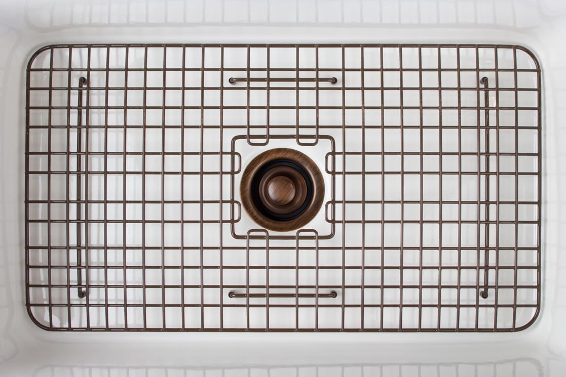 SinkSense Wren Antique Brown 27" x 15" Kitchen Sink Bottom Grid