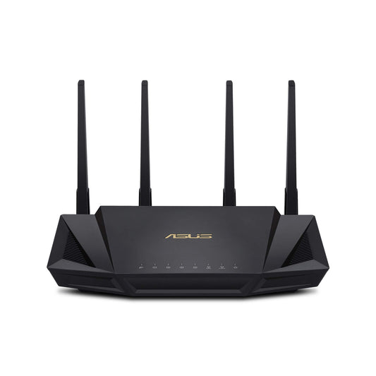 ASUS RT-AX3000 Ultra-Fast Dual Band Gigabit Wireless Router - Next Gen WiFi 6, Adaptive QoS, and AiProtection by Trend Micro | 1x WAN, 4x 1G LAN, 1x USB 3.0 - AiMesh Compatible