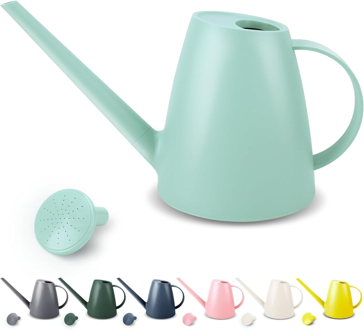 1.8L Watering Can, Small Watering Can for Indoor Plants with Long Spout
