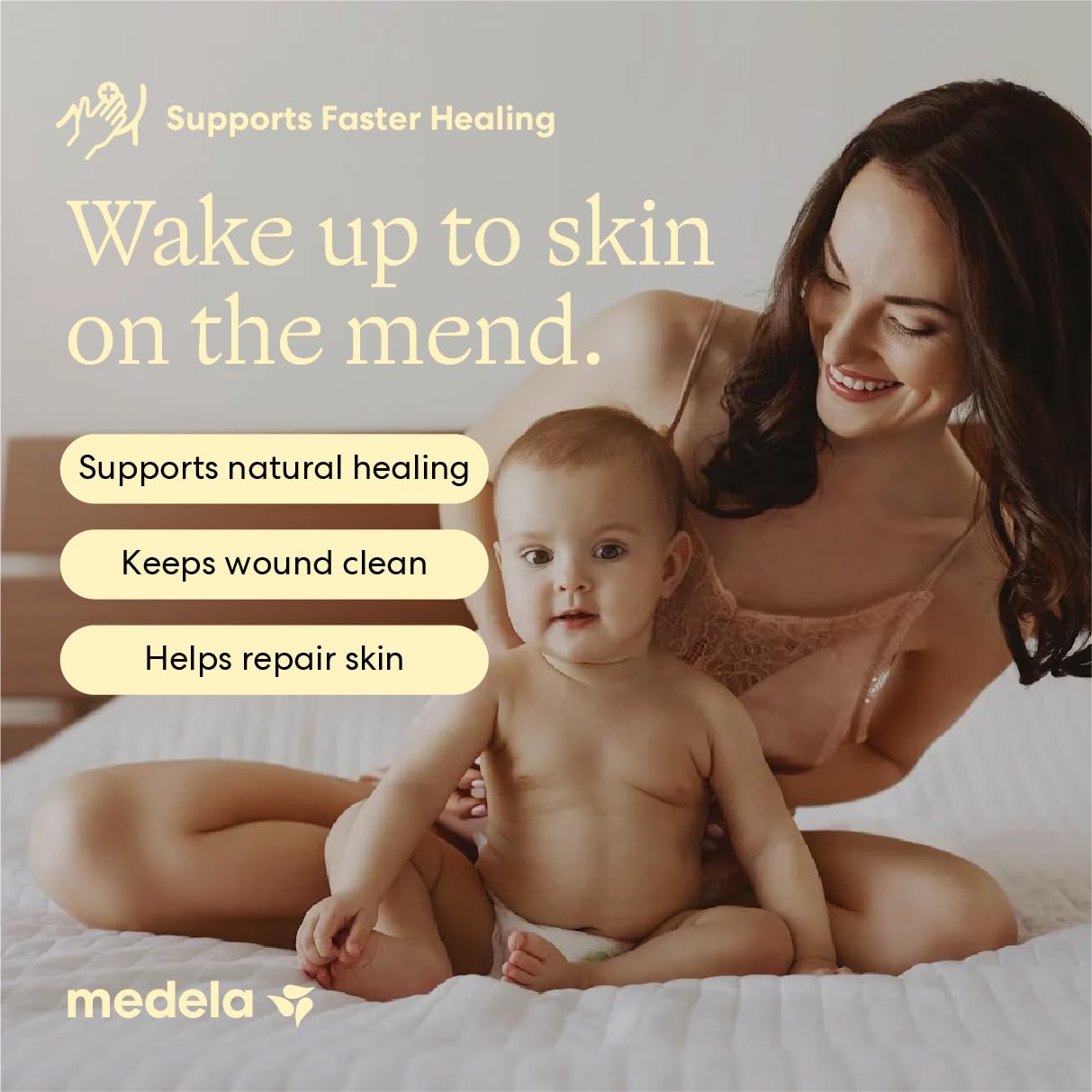Medela Soothing Hydrogel Pads for Nipples, Reusable 24 Hours, Pack of 4